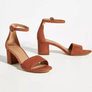 Bernardo Belinda Suede Heels In Camel Size 7.5